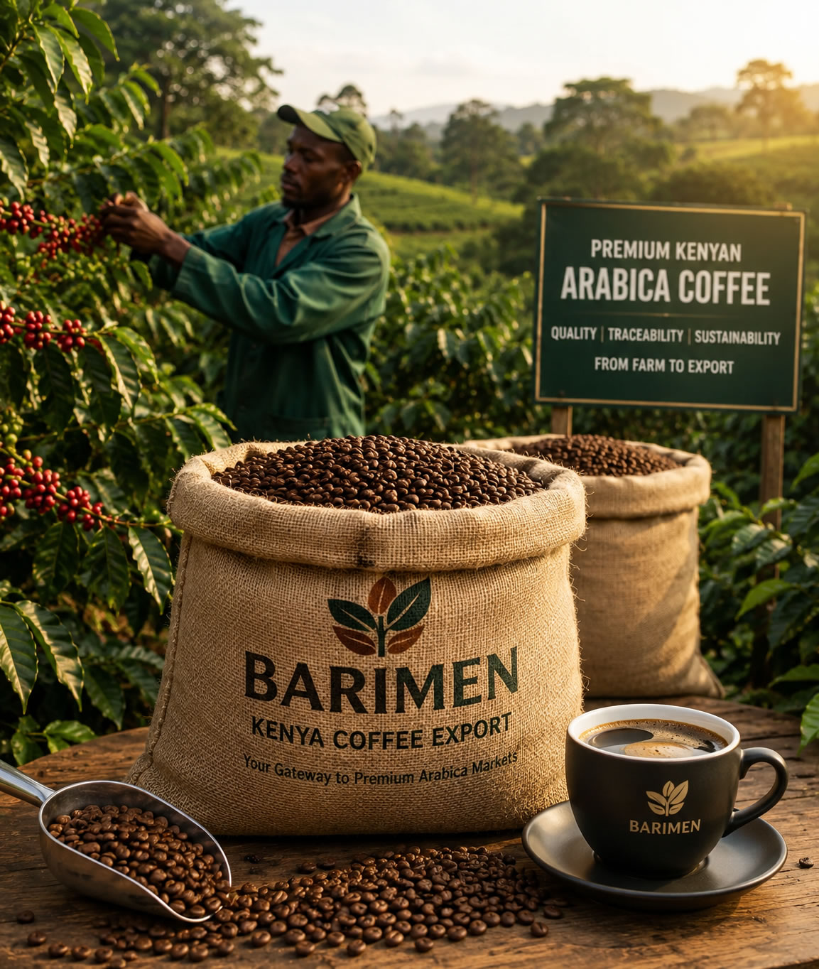 Sourcing, grading, and exporting premium Kenyan Arabica coffee to international buyers while ensuring quality, traceability, and timely delivery.