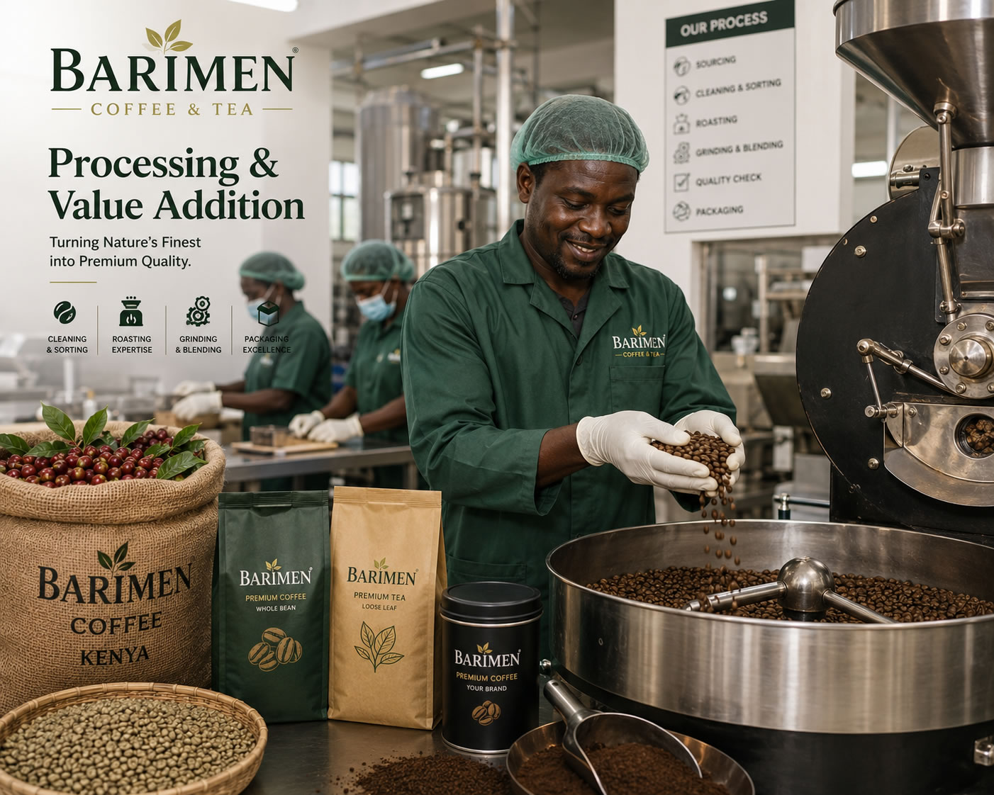 Coffee and tea processing excellence